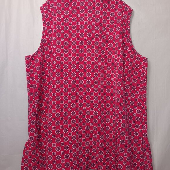 DG2 by DIANE GILMAN SLEEVELESS RUFFLED TRIM TOP - Picture 12 of 15